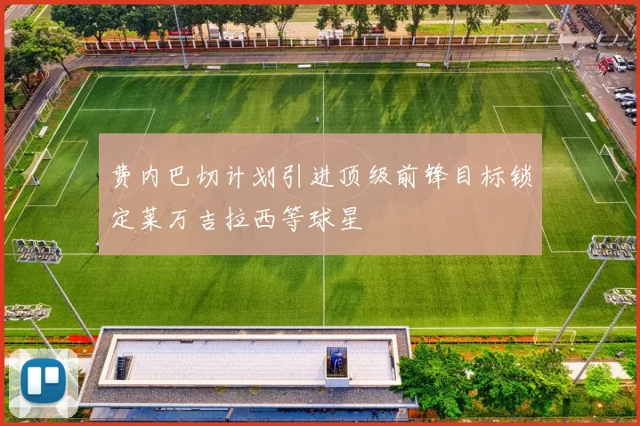 费内巴切计划引进顶级前锋目标锁定莱万吉拉西等球星